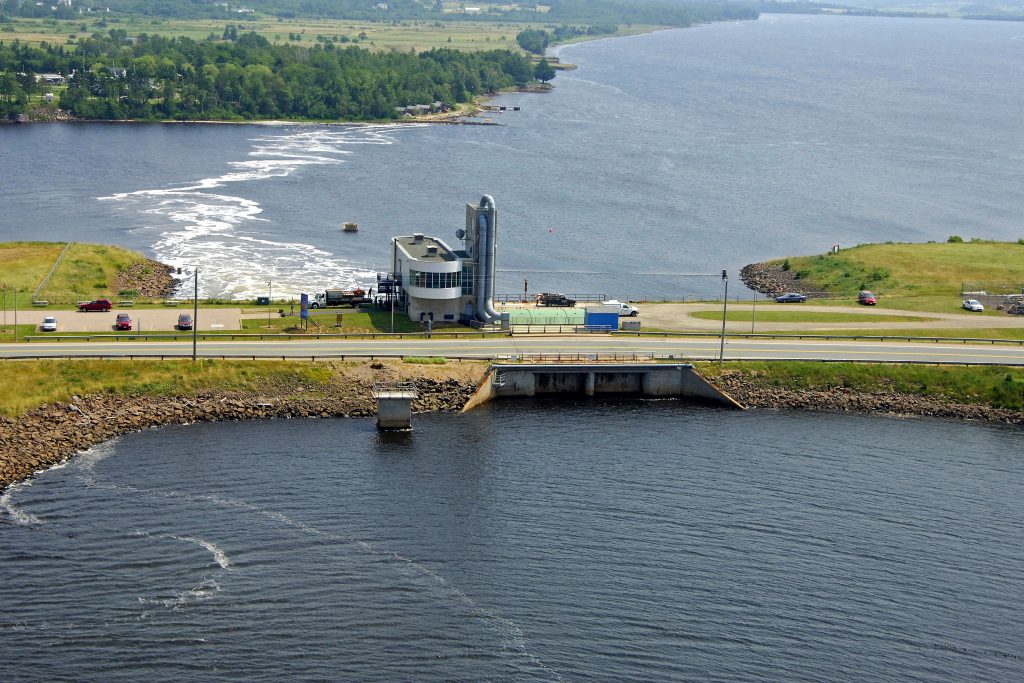 Canada is home to the only tidal barrage in North America in Annapolis